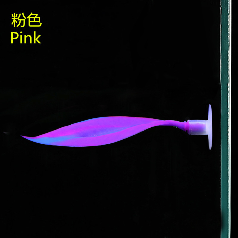 Douyu hojas resto hojas de desove colorido diseño ornamental decoración simulación plantas acuáticas pecera paisaje escondite cama