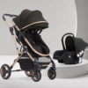 Ink dyed black [cart + basket type car seat]