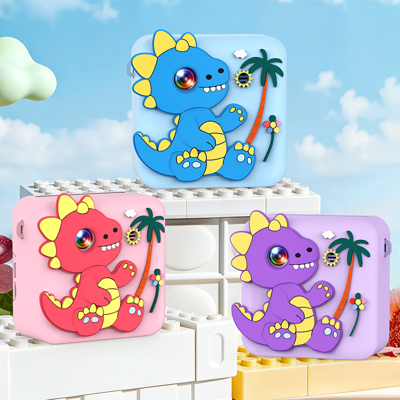 Nuevos productos lindos dibujos animados mini-children fotografía antes y después de la cámara doble HD inmediatamente fotografía de niños