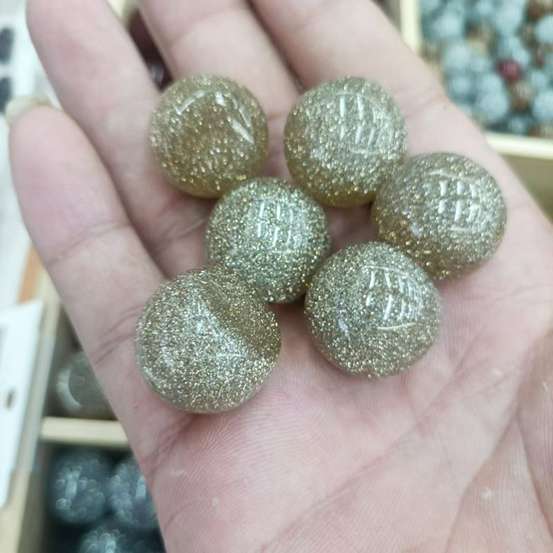 Resina de arena de diamante yeso de corte pequeño perlas DIY toque de cabeza pendientes perlas colgantes accesorios de joyería perlas sueltas