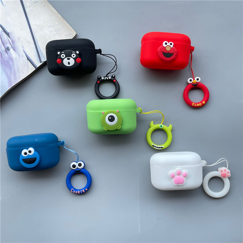 Applicable magic banquet x12pro wireless Bluetooth headset protective cover all-inclusive E12 charging box soft shell sabbat cartoon