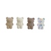 Three dimensional acrylic coffee white accessory, tubing, phone case, with little bears