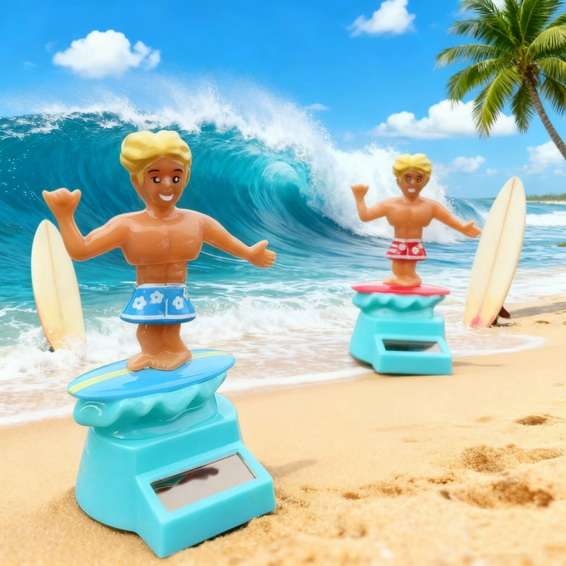 Трансграничный хит продаж, солнечные интерьерные качели для автомобиля, серфинг, кукла для мальчиков, украшения, мультяшные украшения, подарки для детей