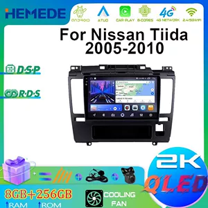 Nissan 05-10 Tiida Carplay Bluetooth Radio GPS Mərkəzi Ekran