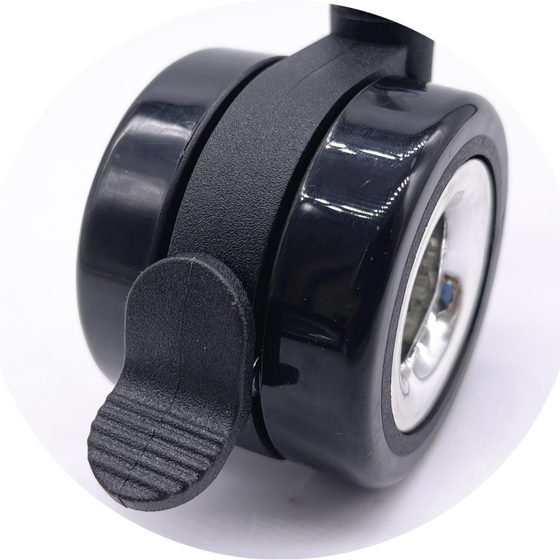 2.5-inch Brake Computer Chair Wheeled Chair Swivel Chair Wheel Seat E-sports Chair Pulley Wire Universal Wheel