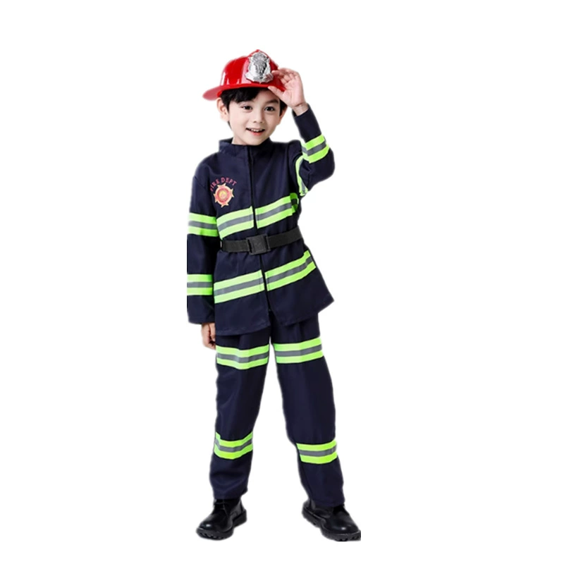 Костюм одежды для детей-пожарных Костюм для костюмов, небольшой профессиональный опыт ролевая игра для родителей и детей