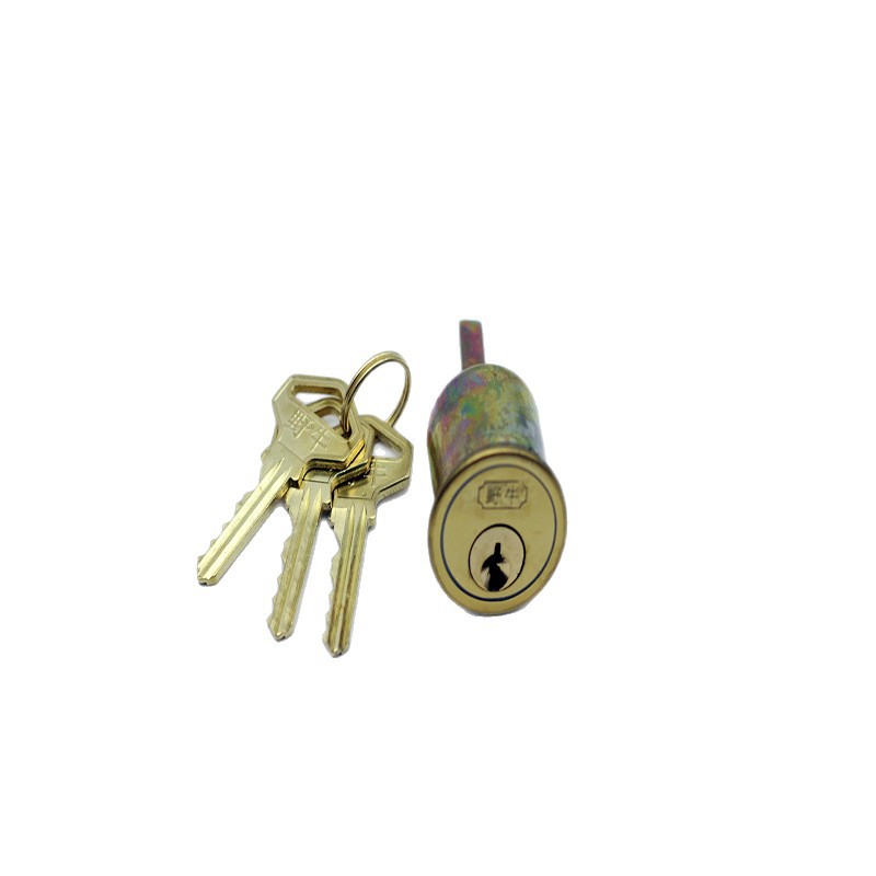 W9YX Cerradura de cabeza de toro de doble seguro Cerradura de puerta de casa antigua Cerradura de puerta de mármol de la marca de cabeza de toro Cerradura de puerta exterior Cabeza de toro