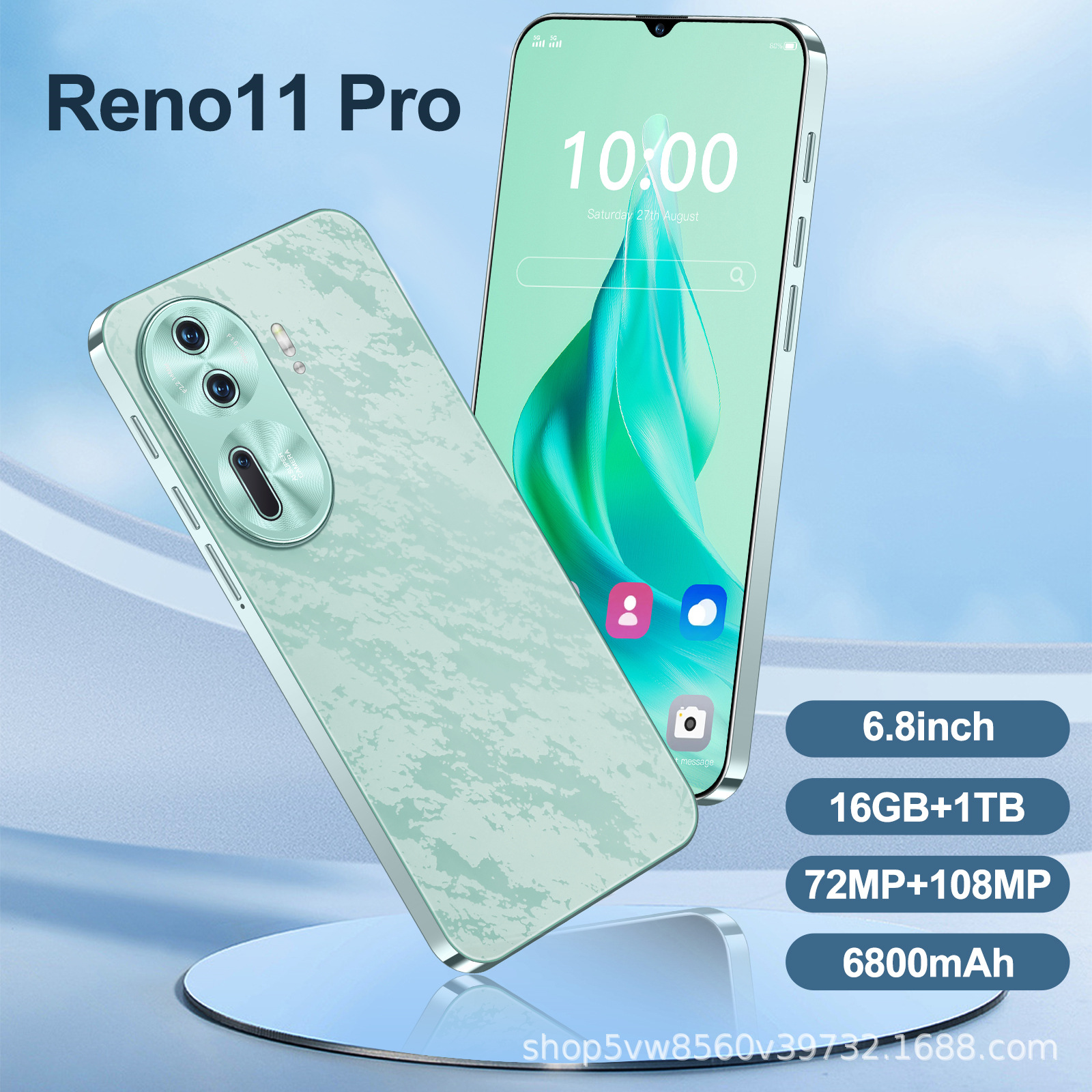 Hot selling cross-border Reno11Proq Android smartphone 16 1T source factory direct foreign trade
