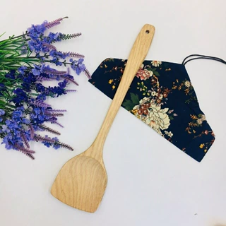 护锅木铲厂家 35*9cm logo 炒锅不粘锅配送铲 柯木小扁铲远浩