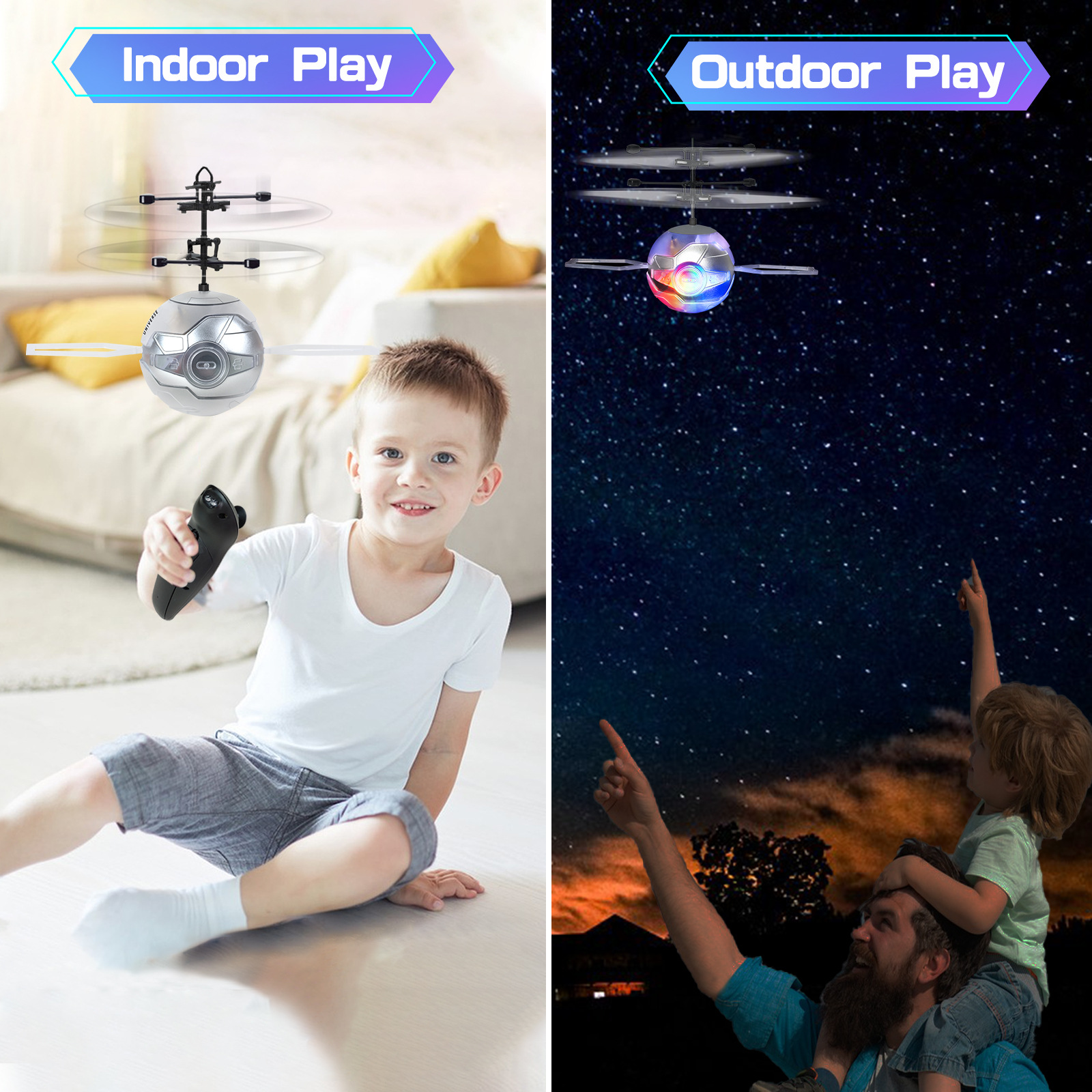 Juguetes voladores juguetes de inducción aviones juguetes de control remoto somatosensorial aviones de control remoto drones juguetes para niños explosivos