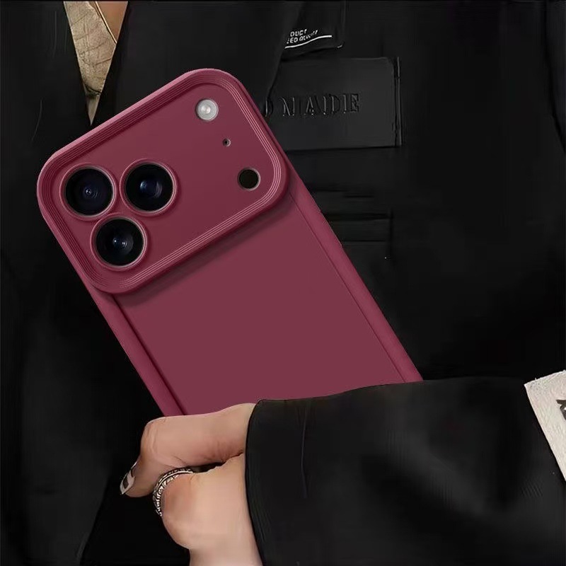 简约纯色适用苹果17Promax手机壳日韩ins风iPhone16/15/14欧美13/|undefined