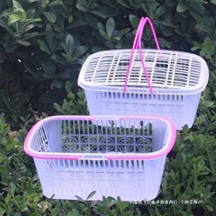 丸いかごのブドウは手提げて果物のかごの桑の実のプラスチックのかごの楊梅の直接販売のビワを摘み取って蓋の枠を持って使い捨てにします。
