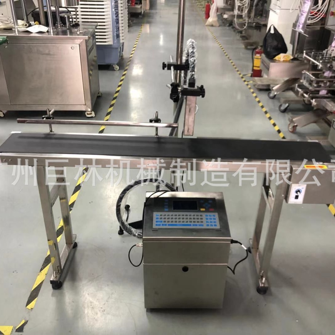 现货YX-6000墨水喷码机流水号生产日期全自动喷码机 小字符喷码机