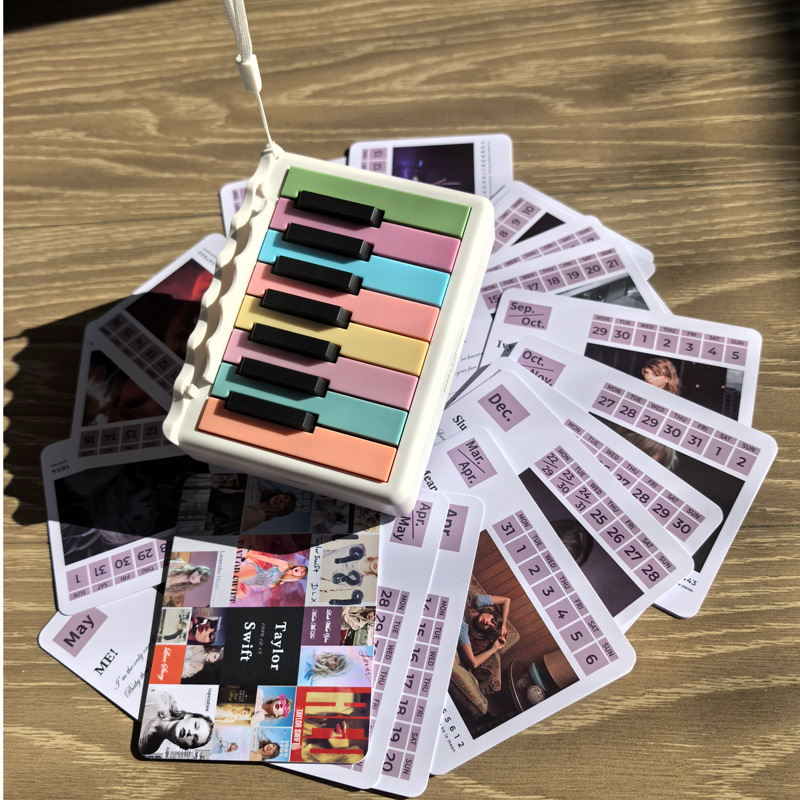 [Channel] Various Musical Instruments Mini Can Play Piano Music, Calendar with Music for New Year and Christmas, Cross-Border Souvenirs Available for Order