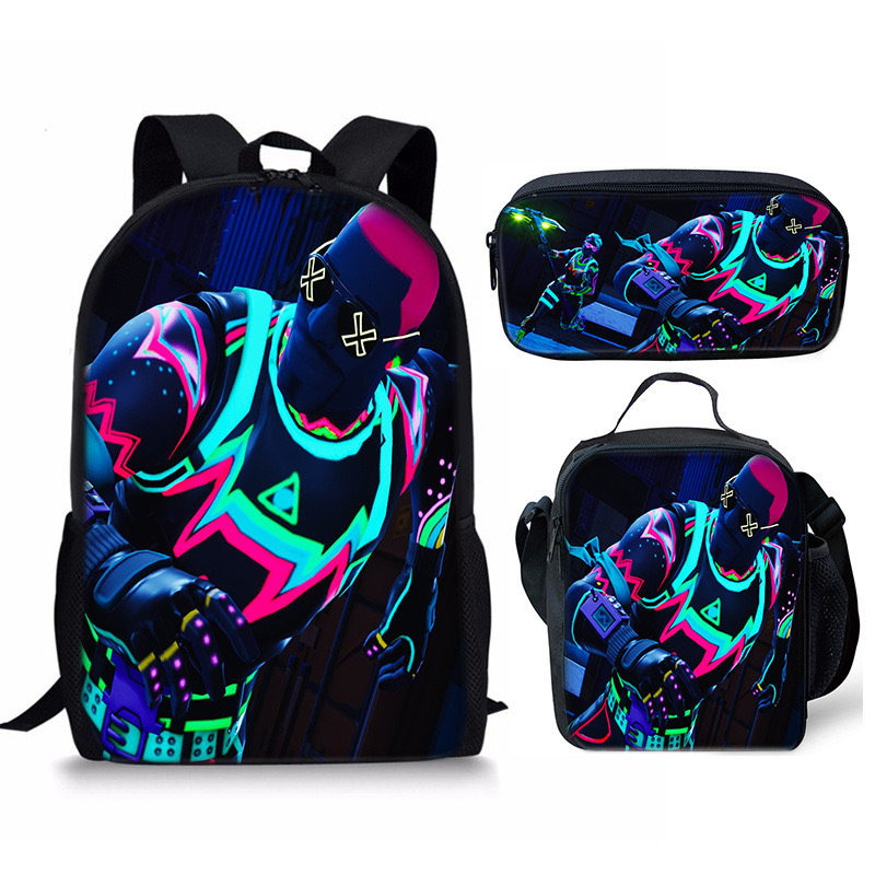 Aliexpress Mochila de 17 pulgadas, paquete de bolsas escolares, bolsas escolares de noche, bolsas de bolsillo, bolsas de comida, envío rápido.