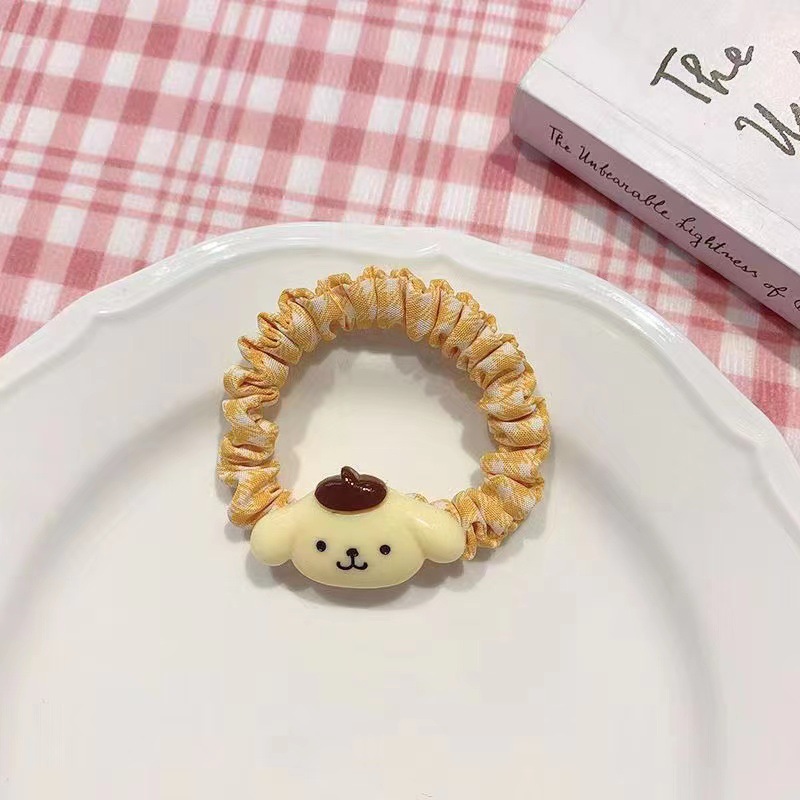 노란색 격자 무늬 [딩독]