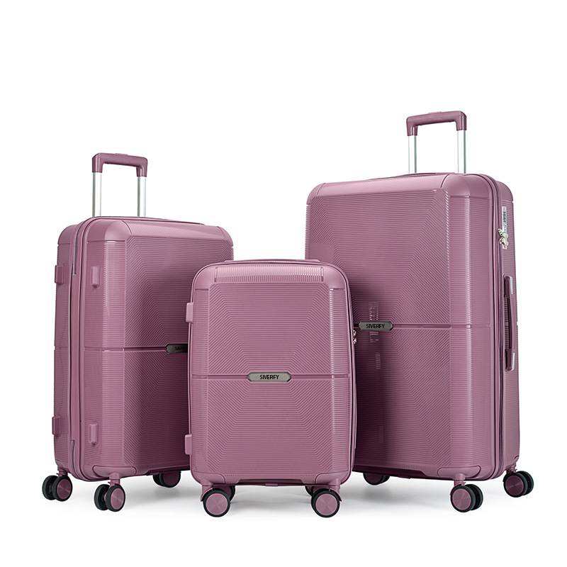 Foreign Trade Wholesale 2024 New Model Luggage 20inch Small Boarding Trolley Case Pp Business Suitcase Lightweight