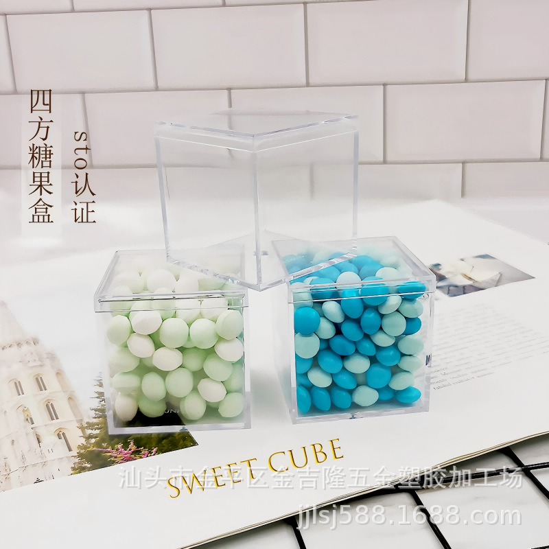 55*55*55PS transparent plastic box