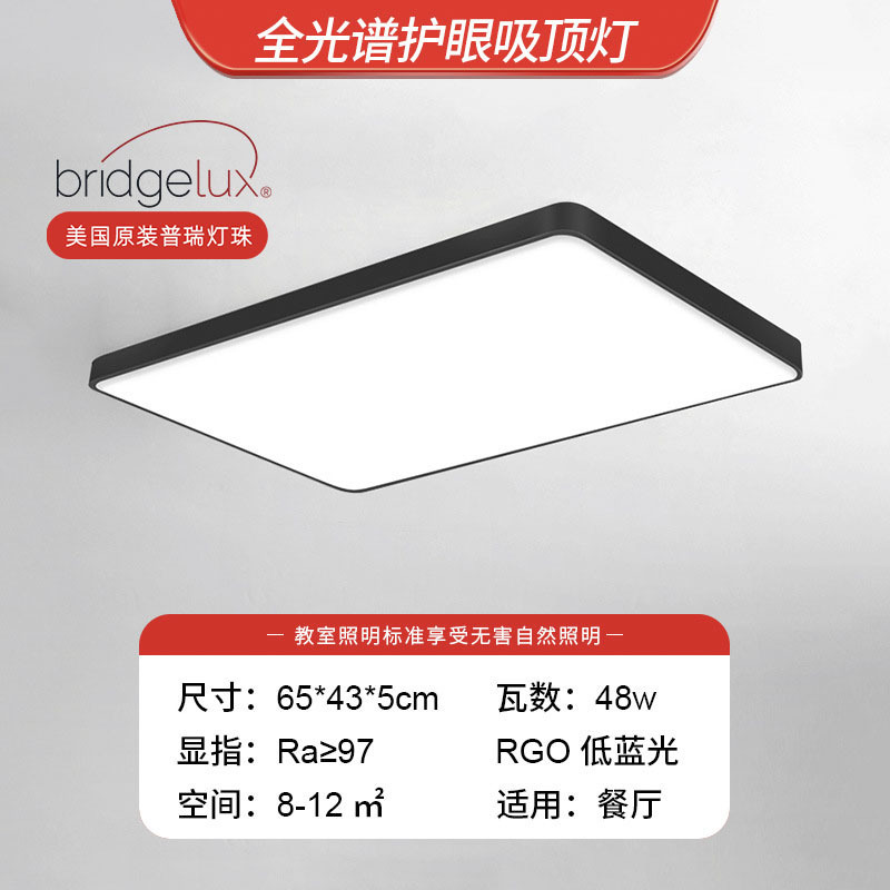 Guangdong Zhongshan lámparas de techo moderna atmósfera minimalista dormitorio comedor lámpara principal lámpara de sala de estar minimalista led venta directa