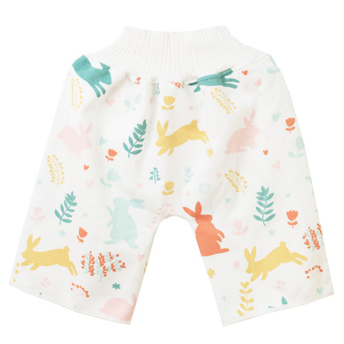 Newborn baby diaper pants pure cotton waterproof washable diaper skirt diaper pad children's anti-bedwetting and diaper training pants