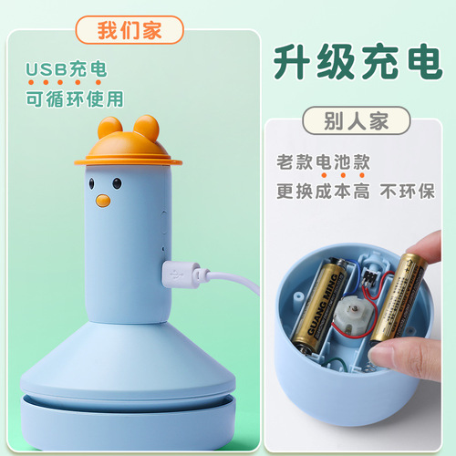 Desktop vacuum cleaner student USB rechargeable learning artifact electric rubber crumb vacuum cleaner back-to-school supplies