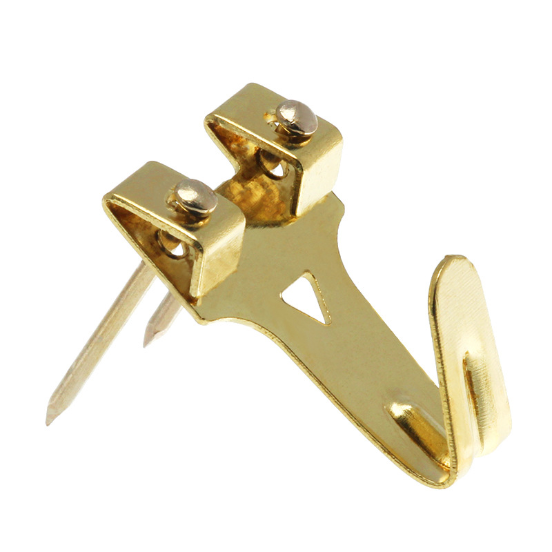 Marco DE FOTOS gancho 282 UNIDS en caja de Oro de estilo Europeo marco traceless clavo gancho de metal gancho de pared accesorios traje