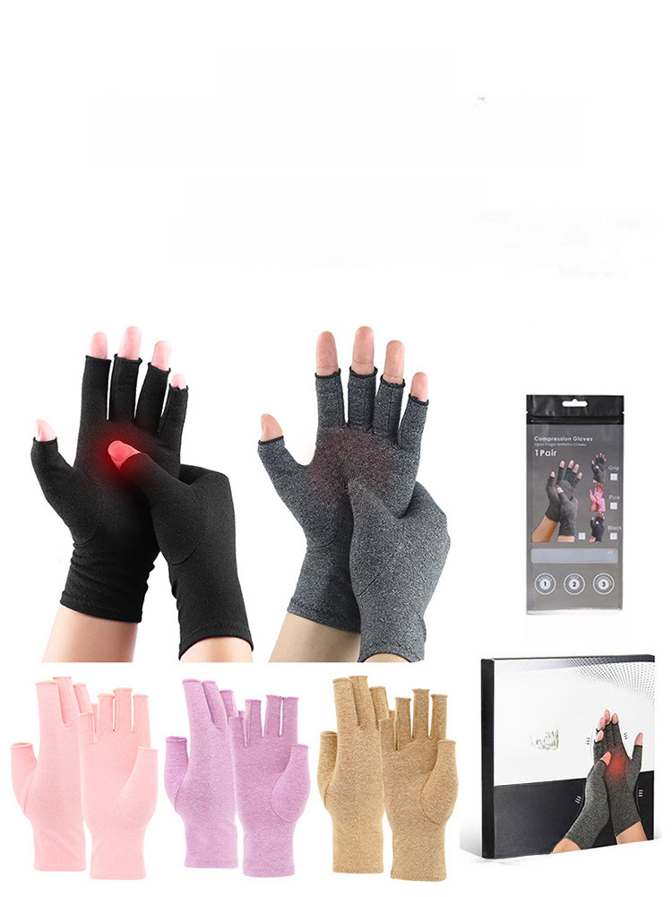  explosion pressure health training gloves men and women half finger joint care fitness sports cycling gloves_voghion.com