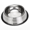 Dog bowl Amazon explosion non -slip resistance and stainless steel dog bowl pet supplies medium large dog printed pet bowl