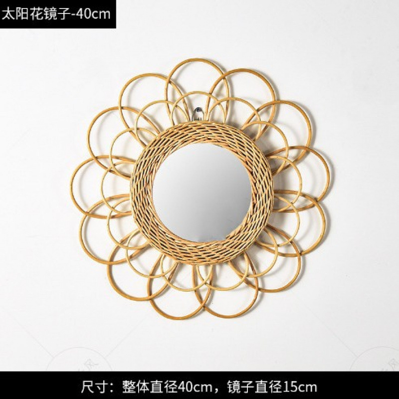 Viento nacional transfronterizo marioneta artesanal tejido pared decoración de pared Bohemia tejido de paja decoración de pared de fondo vivienda decoración de pared colgante