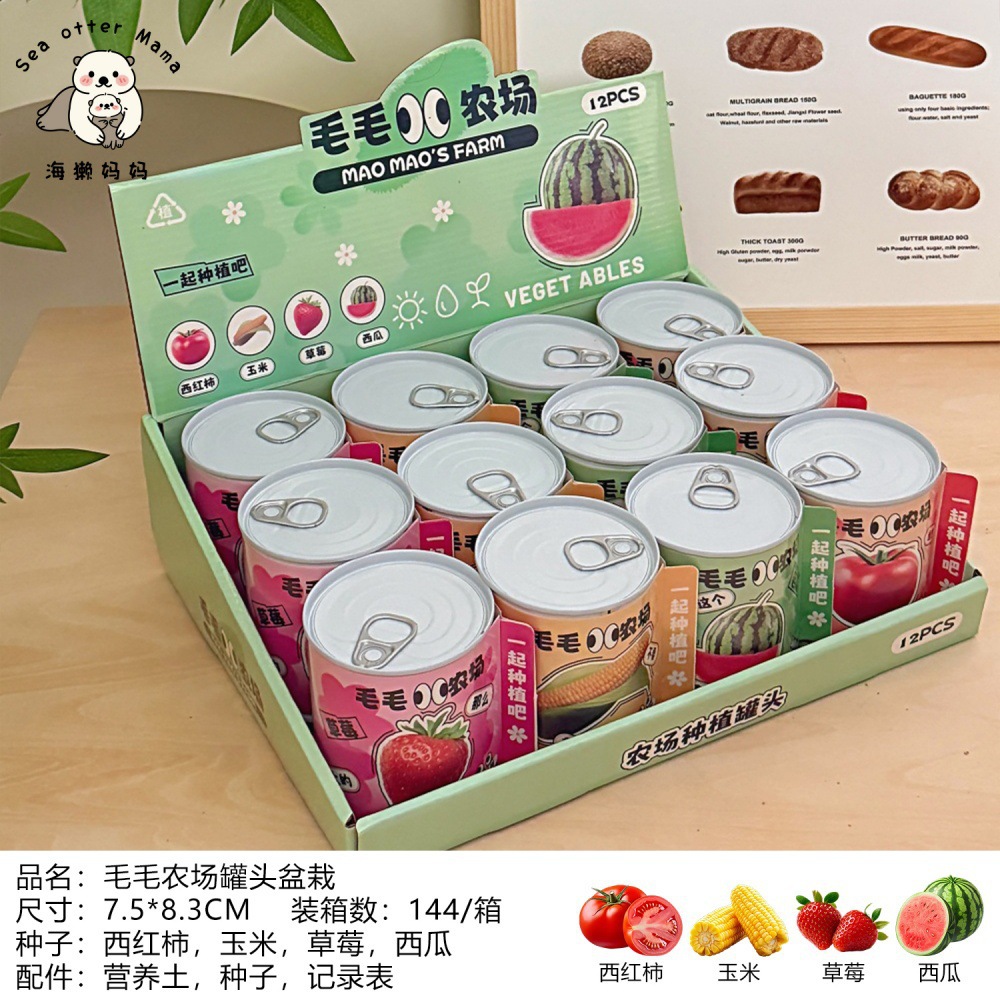 Nuevo creativo DIY niños plantas en maceta caja ciega decoración de escritorio interesante regalo de premios estudiantes pequeñas mujeres en maceta image 8