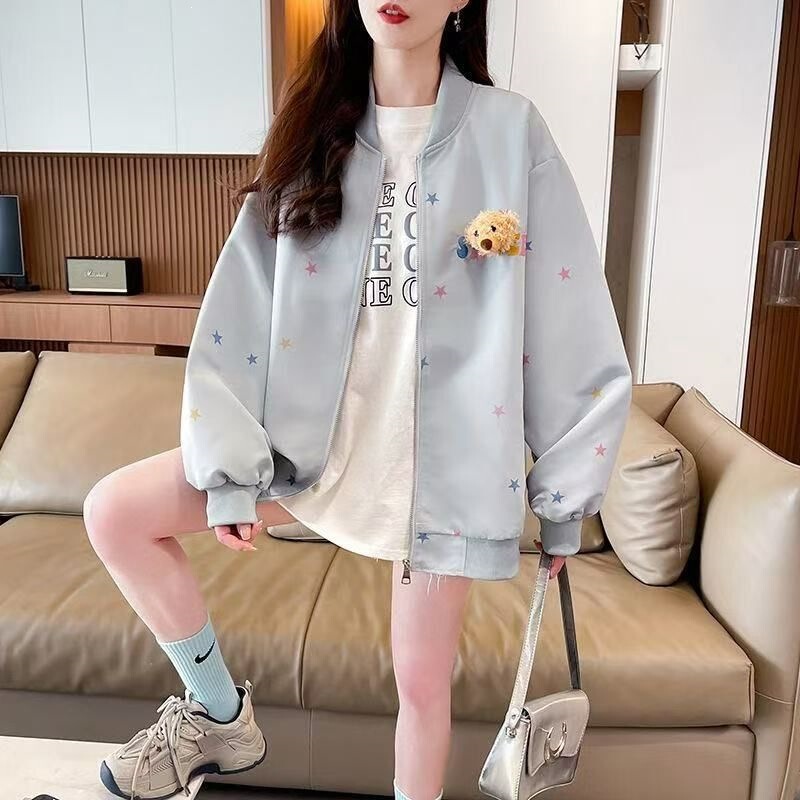 Trendy American retro-style open-front cardigan jacket, unisex, new spring/autumn collection, high-street fashion, Chinese-inspired design, baseball jacket Trendy American retro-style open-front cardigan jacket, unisex, new spring/autumn collection, high-street fashion, Chinese-inspired design, baseball jacket