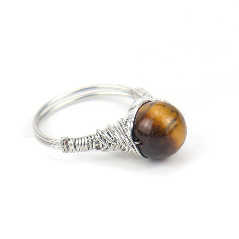 4g Weight Rings Classification One Size Ring Size 1 Piece Quantity Daily Occasion Agate Material Geometric Pattern Women'S Gender Plating Design Retro Style Retro Geometric Agate Plating Rings 1 Piece 15