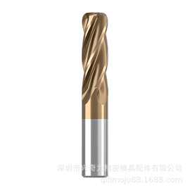 60-70度钨钢圆鼻铣刀D6R0.54R0.28R1合金牛鼻R角刀乌钢洗锣刀加长