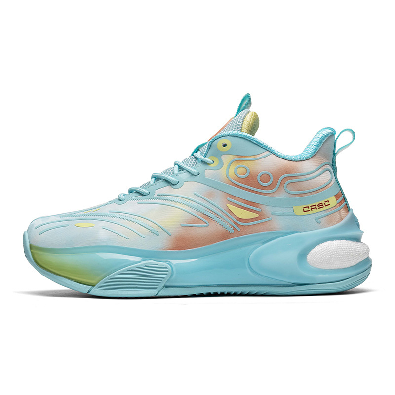 2024 verano nuevo suela gruesa resistente al desgaste zapatos de baloncesto casuales zapatos deportivos de baloncesto para hombres