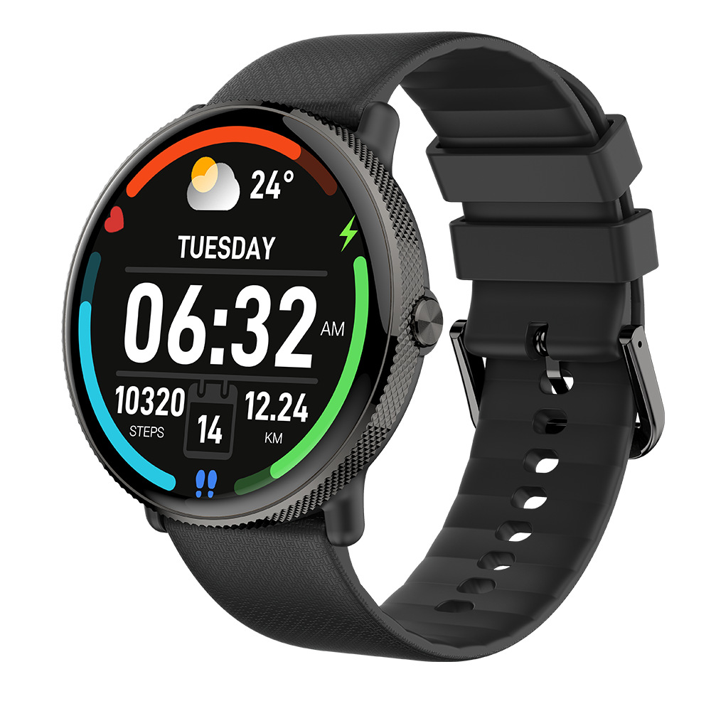 Nueva S61 inteligente pareja reloj pantalla redonda Bluetooth llamada ritmo cardíaco oxígeno en la sangre monitoreo del sueño mensaje recordatorio deportes