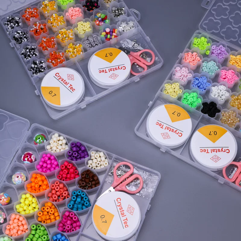 Glass children's set with beads handmade, beads, smart toy, bracelet, accessory, DIY, new collection