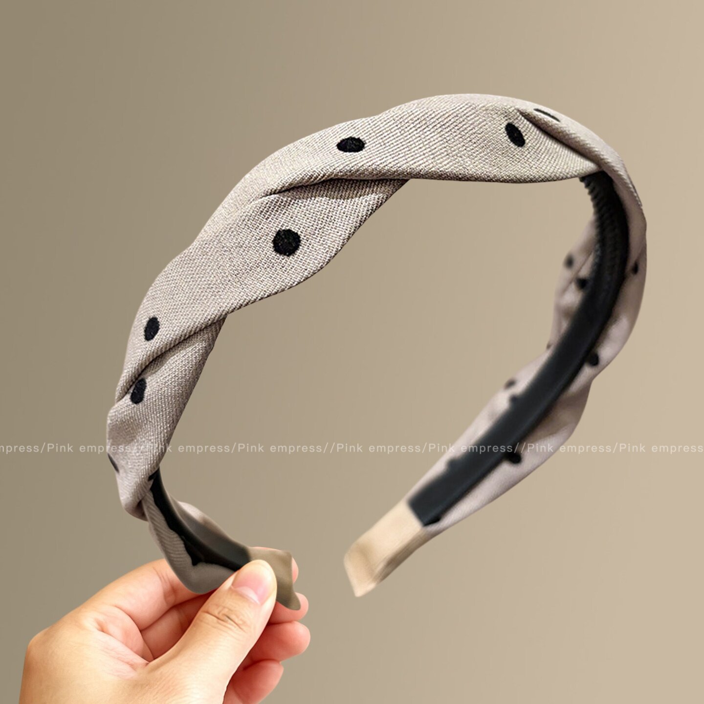Diadema alta para mujer, nueva colección 2026, accesorio para el cabello estilo Chanel francés, elegante banda ancha para el cabello.