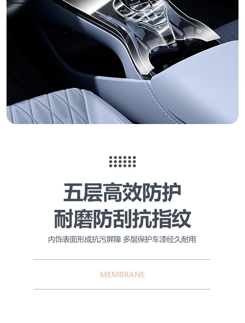 Suitable for BYD Seal Modified Interior Film Protection Screen Tempered Film Central Control Film Car Interior Supplies
