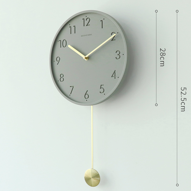 11 인치 (28cm)-디지털 원형 진자 달 바위 재