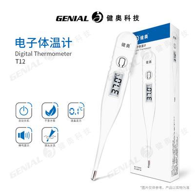 健奧家用硬頭電子體溫計 腋下數字式兒童體溫溫度計 廠家批發現貨
