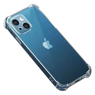Suitable for Iphone17 Mobile Phone Case Apple 13 Silicone Four-Corner Airbag 16 Transparent 11 Anti-Fall XS Fine Hole Protective Cover