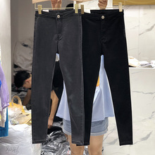 韓國東大門2022春裝新款時尚高腰彈力修身休閑打底鉛筆小腳長褲女