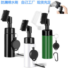 アップグレード版ゴルフクラブプッシュ式噴水筒ブラシ溝ツール創意新ロープバックル噴水洗浄ブラシ
