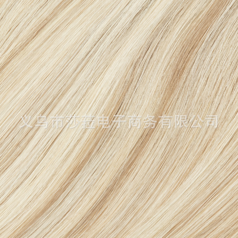 跨境手勾女长发仿真头皮真人发 中分直发轻薄自然全头套厂家批发|undefined