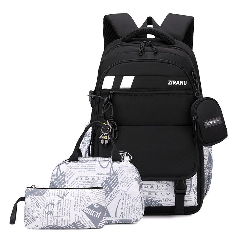 Mochila escolar de pez Natural para hombre, mochila ligera de gran capacidad para escuela primaria, mochila universitaria de alta calidad para niña