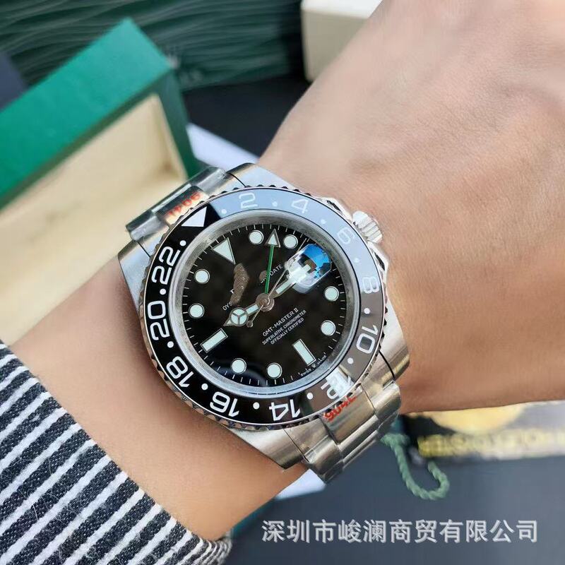 Vs Submariner C Factory Rolex Coke Bezel Gmt Dual Time Zone Automatic Mechanical Watch for Left-Handed Users Vs Submariner C Factory Rolex Coke Bezel Gmt Dual Time Zone Automatic Mechanical Watch for Left-Handed Users