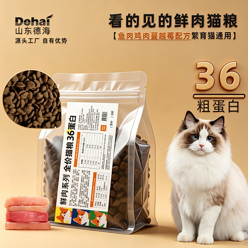 Full-Price Full-Term Cat Food Enzymatically Hydrolyzed Grain-Free Fresh Meat Cat Food for Adult and Young Cats British Short Blue Cat General Cattery Wholesale H36 Full-Price Full-Term Cat Food Enzymatically Hydrolyzed Grain-Free Fresh Meat Cat Food for Adult and Young Cats British Short Blue Cat General Cattery Wholesale H36