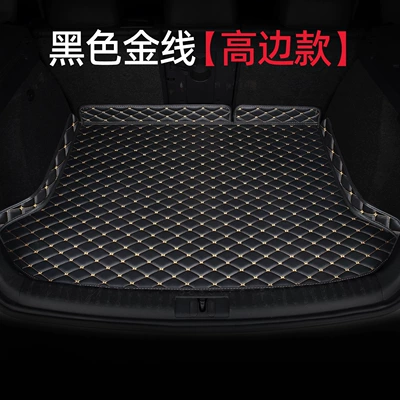 New high-edge waterproof trunk: Trunk Mat - high-edge-styleblack-with-gold-thread-default-item