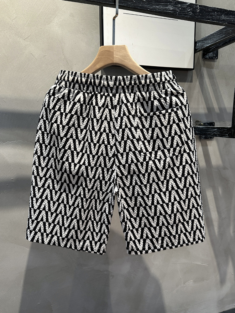 Men's Clothing Summer Men's Trendy Five Point Casual Pants Straight Leg Versatile Shorts Outdoor Wear Beachwear_viptrois.com