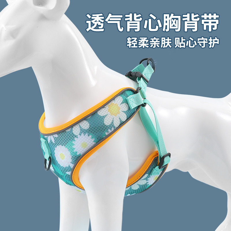 Correa de mascota transfronteriza chaleco correa de perro reflectante a prueba de explosiones correa de mascota suministros para mascotas